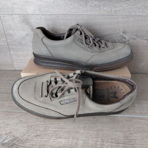 Mephisto Match Shoes Mens 10.5 Brown Suede Leather Run Off Jet Walking Sneakers